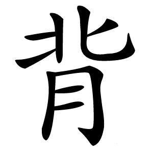 背 意思|背（汉语文字）